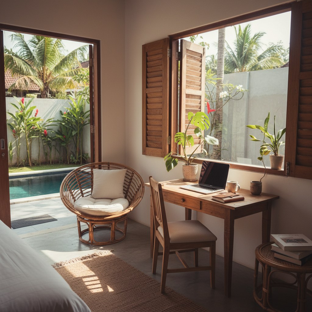 Monthly villa rental in Bali with private pool